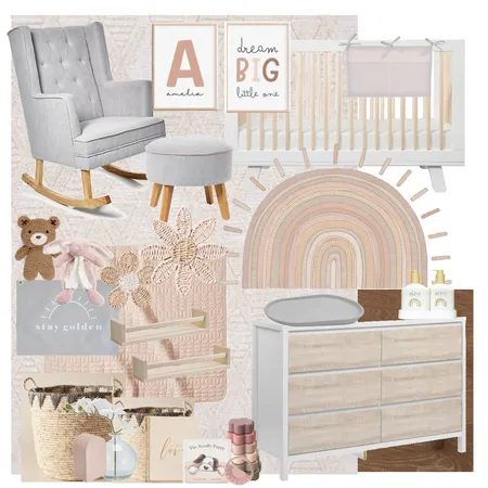 Nursery v2 Interior Design Mood Board by kate.diss on Style Sourcebook