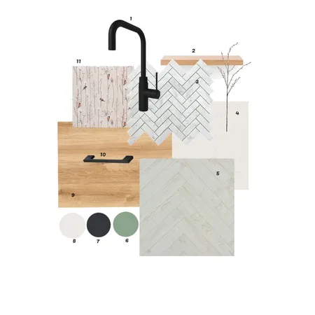 Kitchen Material Board Interior Design Mood Board by CozzyReflections on Style Sourcebook