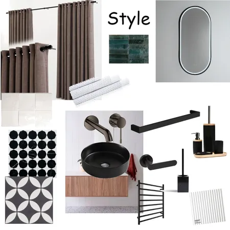 Bathroom 01 Interior Design Mood Board by o2design on Style Sourcebook