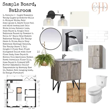 Bathroom Interior Design Mood Board by Christine Dolap on Style Sourcebook