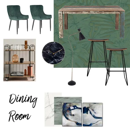 Dining Room - Emerald Interior Design Mood Board by KilaH21 on Style Sourcebook