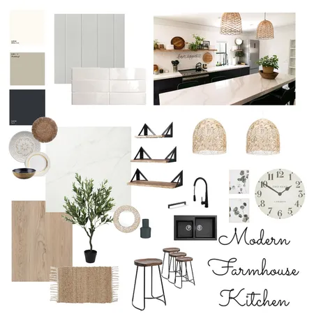 Modern Farmhouse Interior Design Mood Board by brittanyleeyyc on Style Sourcebook