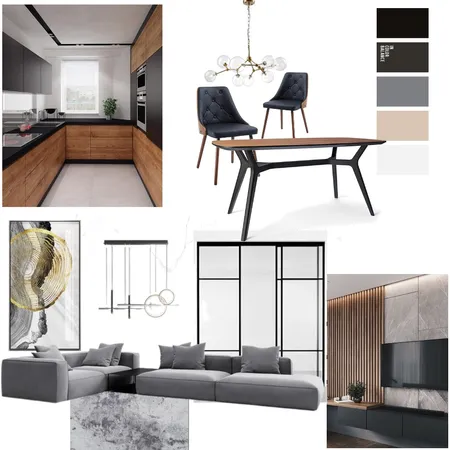 Гостиная-Кухня контемпорари1 Interior Design Mood Board by Elena_75 on Style Sourcebook