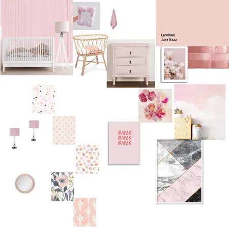 One color room {Pink} vision board Interior Design Mood Board by Anastasia on Style Sourcebook
