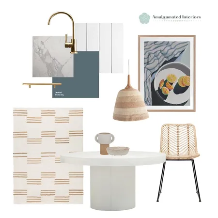 Modern Coastal Kitchen Dining Interior Design Mood Board by Amalgamated Interiors on Style Sourcebook