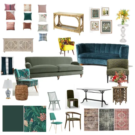 Granny chic Interior Design Mood Board by CozyOasis on Style Sourcebook