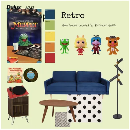 Retro V9 Interior Design Mood Board by brittanysmithfroese on Style Sourcebook