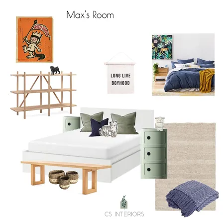 Max's Room Interior Design Mood Board by CSInteriors on Style Sourcebook