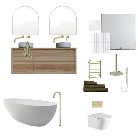 Ensuite Interior Design Mood Board by CLAIRE PIERPOINT on Style Sourcebook