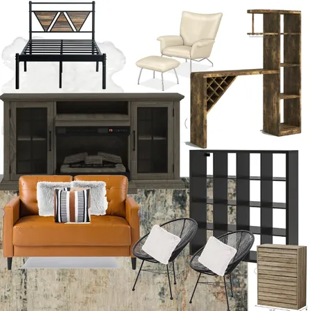 Modern Rustic Loft Interior Design Mood Board by saviora on Style Sourcebook