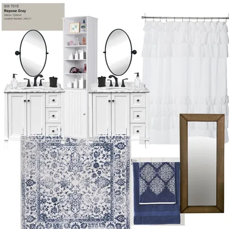 Master Bathroom Oval Interior Design Mood Board by Interior Comfort on Style Sourcebook