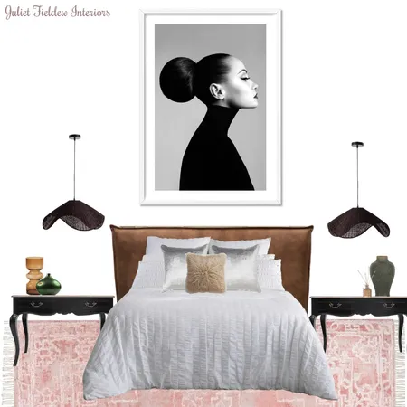 Boss Babe Bedroom Interior Design Mood Board by Juliet Fieldew Interiors on Style Sourcebook