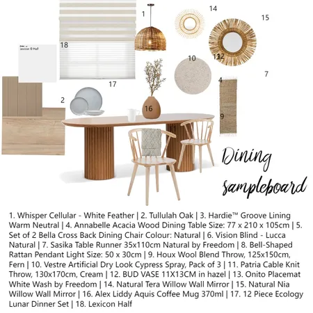 dining Interior Design Mood Board by AIMEEZHANG on Style Sourcebook