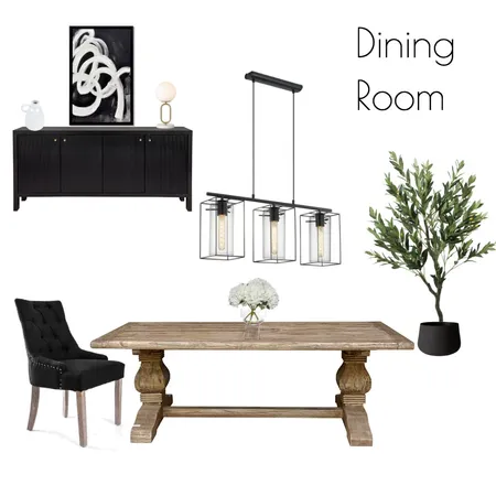 Dining Room Interior Design Mood Board by Samantha Crocker on Style Sourcebook