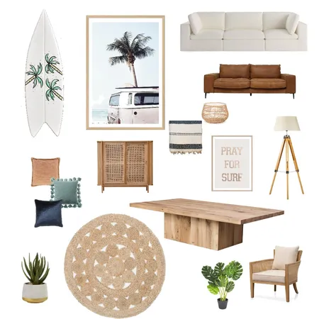 Sunset Surf House Interior Design Mood Board by emilyjane on Style Sourcebook