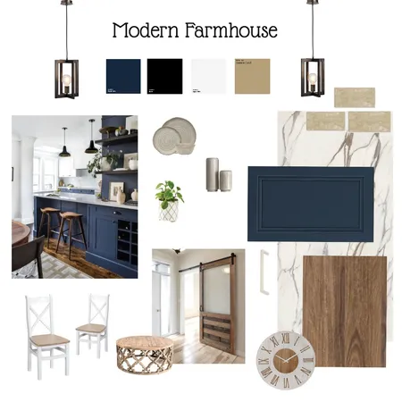 Modern Farmhouse Interior Design Mood Board by simk on Style Sourcebook