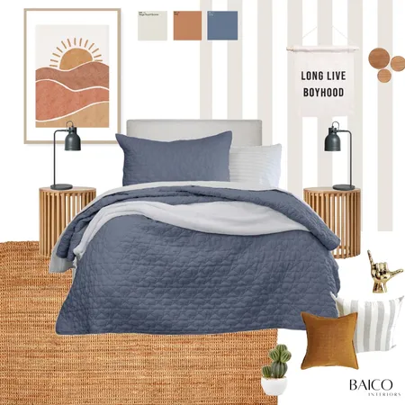 Boyhood bedroom Interior Design Mood Board by Baico Interiors on Style Sourcebook