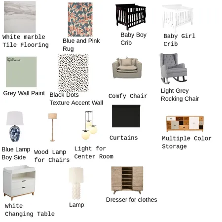 Baby Nursery Interior Design Mood Board by Natalie_peters on Style Sourcebook