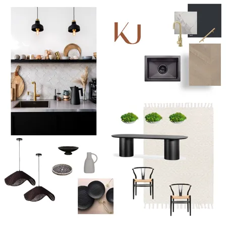 black cane kitchen Interior Design Mood Board by kiarajanninteriors on Style Sourcebook