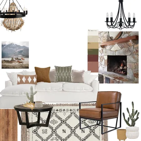 Living Rustic Interior Design Mood Board by Sarah Jennifer on Style Sourcebook