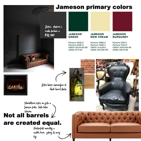 Jameson museum black barrel Interior Design Mood Board by roska304 on Style Sourcebook