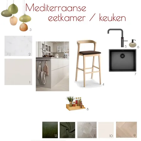 Mediteriaans eetkamer Interior Design Mood Board by AmyLuijken on Style Sourcebook