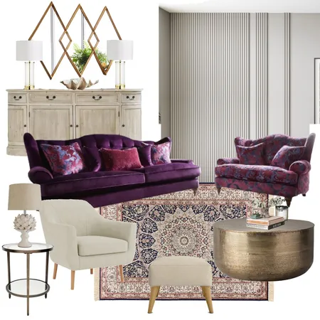 Living room Interior Design Mood Board by Cinnamon Space Designs on Style Sourcebook