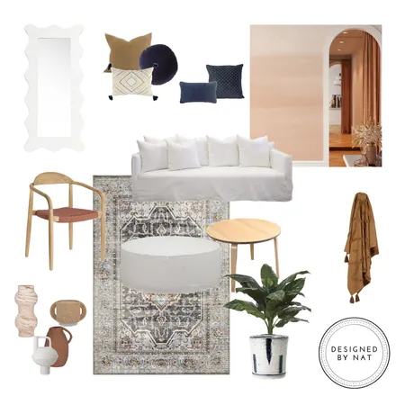 Living room Interior Design Mood Board by Designed By Nat on Style Sourcebook