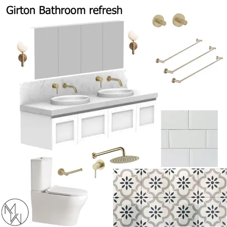 Girton bathroom refresh Interior Design Mood Board by melw on Style Sourcebook