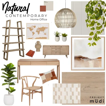 Natural Contemporary Interior Design Mood Board by Project Müdi on Style Sourcebook