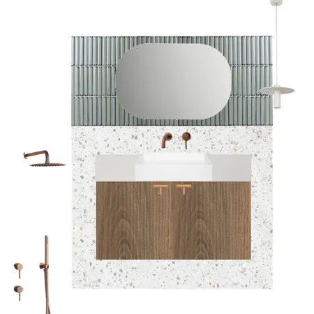 Mikeys Main Bathroom Interior Design Mood Board by brittany turton interiors on Style Sourcebook