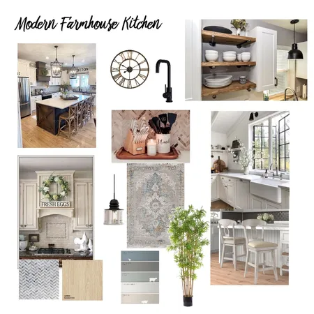 farmhouse Interior Design Mood Board by classicbarb on Style Sourcebook