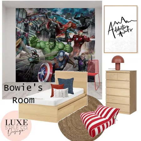Bowies Room Interior Design Mood Board by Luxe Style Co. on Style Sourcebook