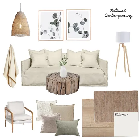 Natural Contemporary Interior Design Mood Board by Cedar &amp; Snø Interiors on Style Sourcebook