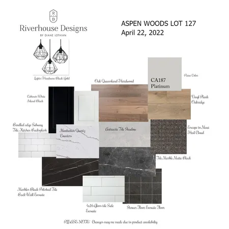 Lot 127 Interior Visual Board Interior Design Mood Board by Riverhouse Designs on Style Sourcebook