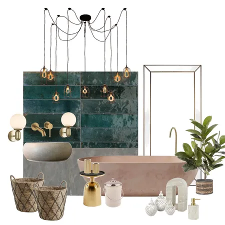 Modern Chic Bathroom Interior Design Mood Board by enmariellle on Style Sourcebook