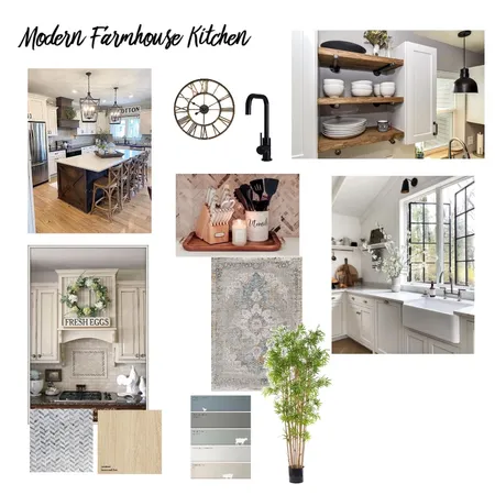 farmhouse Interior Design Mood Board by classicbarb on Style Sourcebook