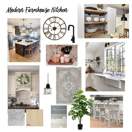 farmhouse Interior Design Mood Board by classicbarb on Style Sourcebook