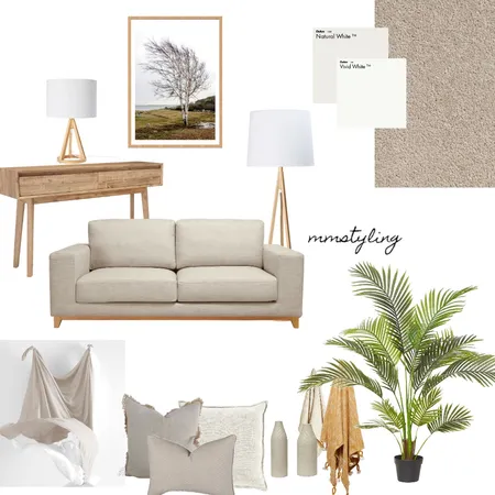 Natural Living Interior Design Mood Board by MM Styling on Style Sourcebook