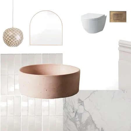 Powder Room Interior Design Mood Board by Tirzah Sellars on Style Sourcebook