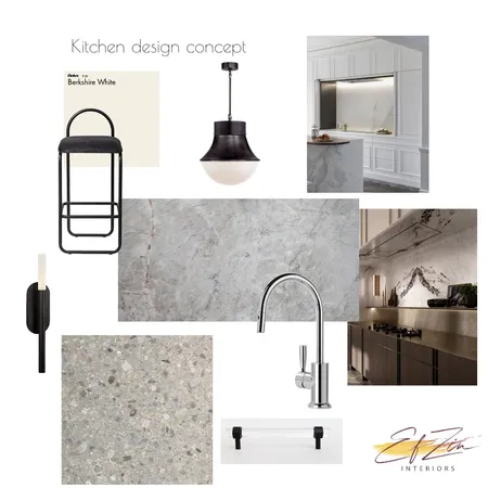 Kensie 350 Kitchen concept Interior Design Mood Board by EF ZIN Interiors on Style Sourcebook