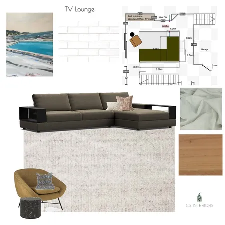 TV Lounge- with Duke Rug and Right Chaise Interior Design Mood Board by CSInteriors on Style Sourcebook