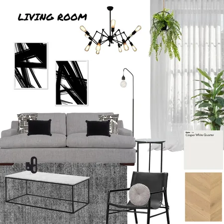 Living Room Sample Board Interior Design Mood Board by Ish on Style Sourcebook