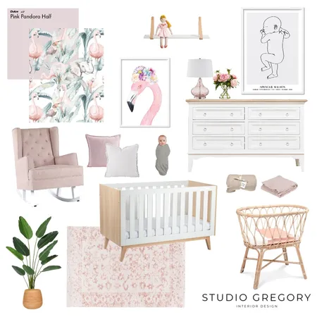 Baby Girls Room - Studio Gregory Interior Design Mood Board by Studio Gregory on Style Sourcebook