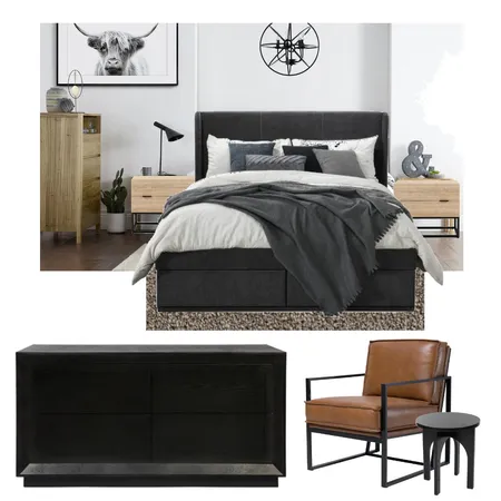 R & K MASTER BEDROOM (REVB) Interior Design Mood Board by Shelley Mancuso Design on Style Sourcebook