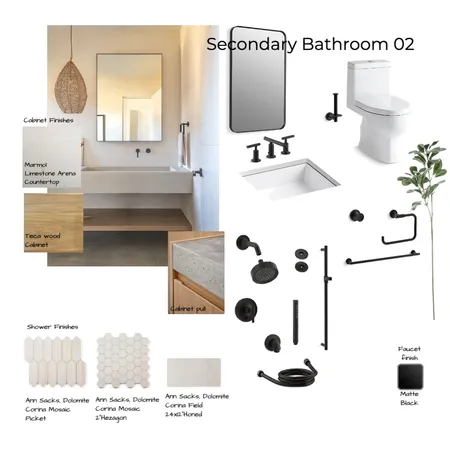 Bathrooms 02 Interior Design Mood Board by Noelia Sanchez on Style Sourcebook