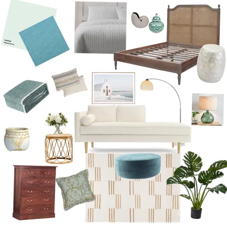 Coastal Master Suite Interior Design Mood Board by Opal on Style Sourcebook