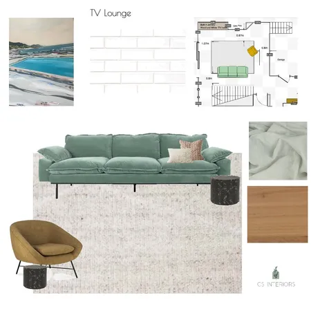 TV Lounge- with Duke Rug and House of Orange Interior Design Mood Board by CSInteriors on Style Sourcebook