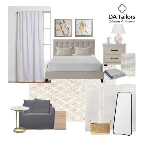 Designfulness Contemporary Master Bedroom Interior Design Mood Board by DA Tailors on Style Sourcebook