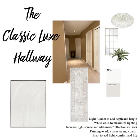 Stephanies Hallway Interior Design Mood Board by lavieestbelledecor on Style Sourcebook